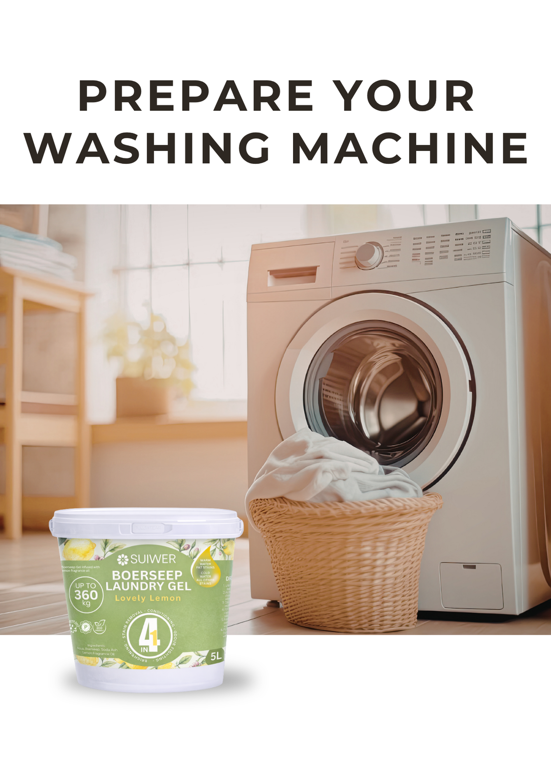 Prepare Your Washing Machine