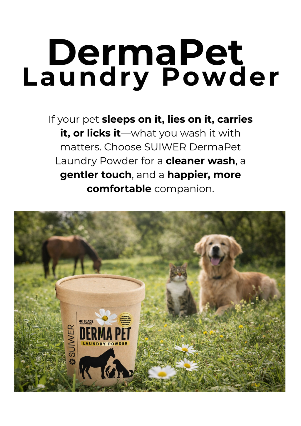 DermaPet Laundry Powder